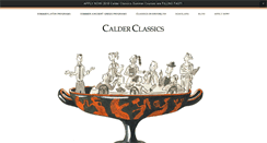 Desktop Screenshot of calderclassics.com